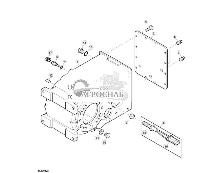 Картер трансмиссии 